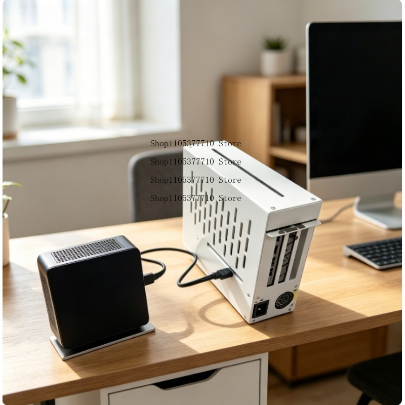 Oculink Egpu Mini Pc - Station d'accueil EGPU tout-en-un, boîtier externe