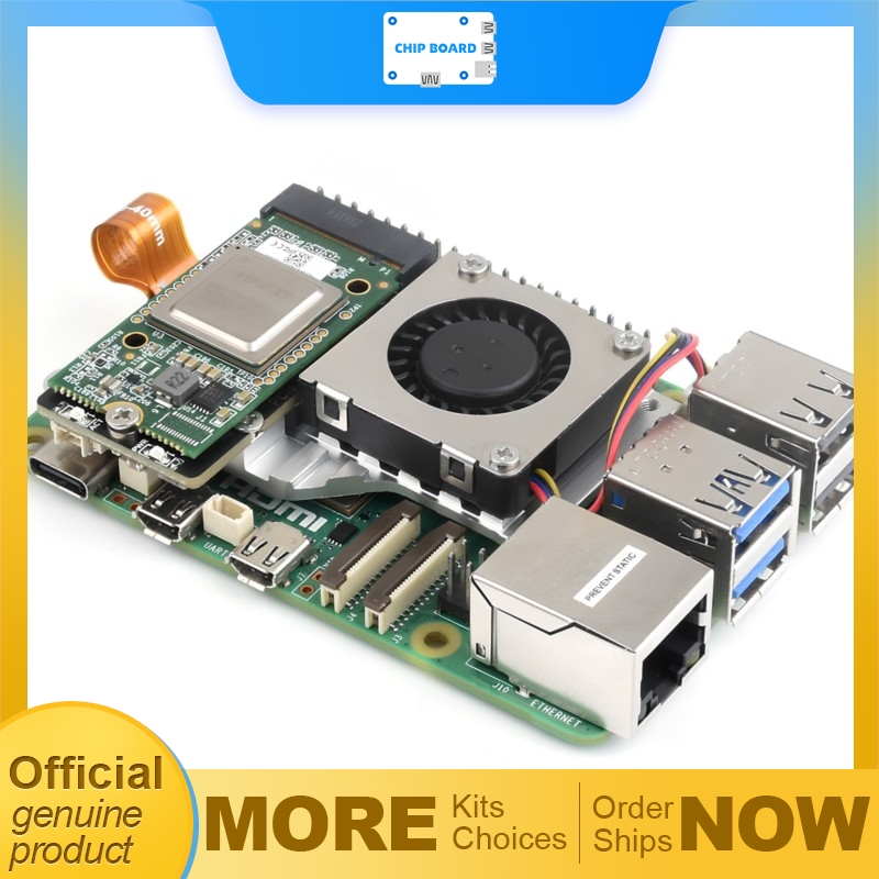 Raspberry Pi 5 8Gb Board - Carte adaptateur Waveshare PCIe vers M.2
