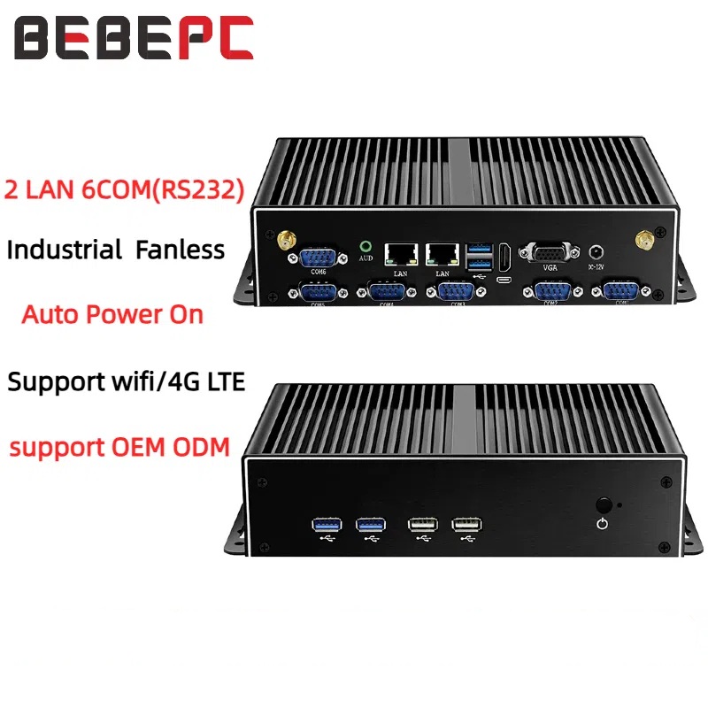 Fanless Industrial Pc Rs485 Core I7 - Mini PC industriel sans ventilateur double