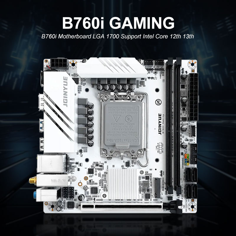 Carte mère JGINYUE B760I GAMIN - Lga1700 Itx Motherboard Ddr5 avis et prix
