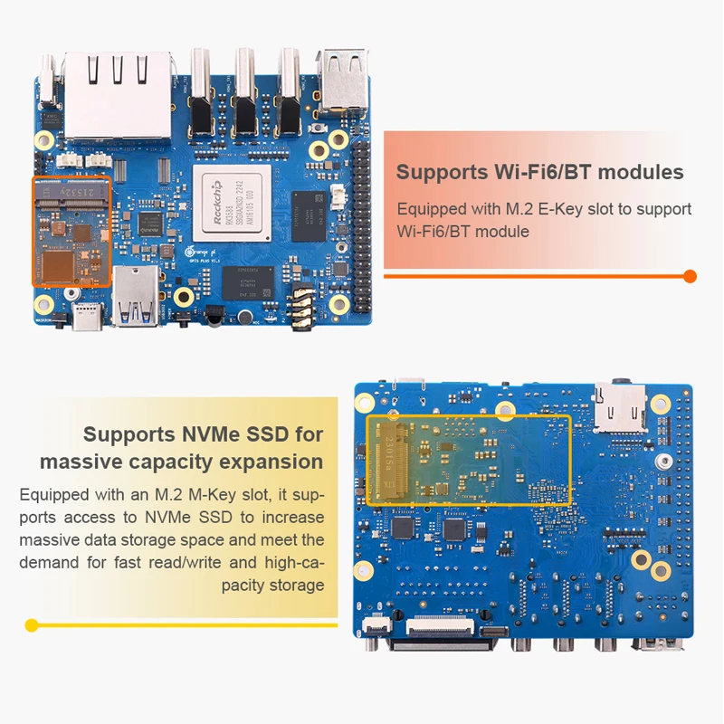 Orange Pi 5 Plus 4 8 16 go RAM - Rockchip Rk3588 Development Board avis et prix