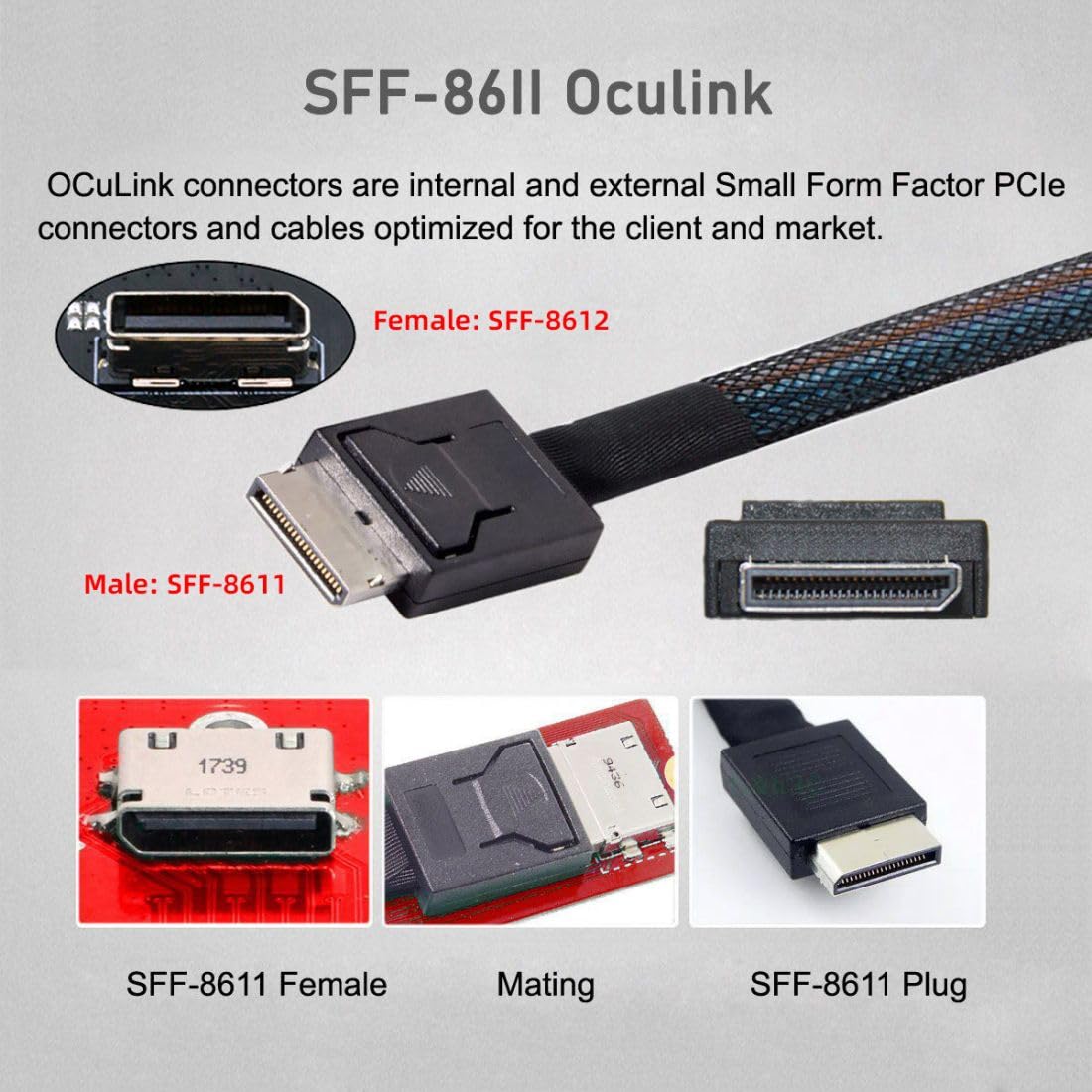 JonISerl Câble Oculink PCIe 4. - Oculink Egpu Mini Pc avis et prix