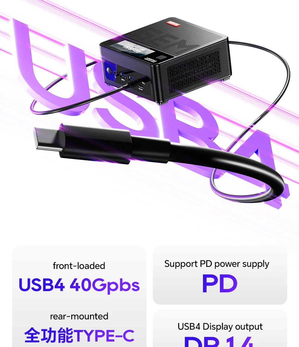 GEM12 Pro AMD Ryzen 7 8845HS G - Amd Ryzen 7 7840Hs Mini Pc avis et prix