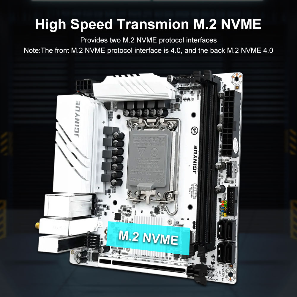Carte mère JGINYUE B760 LGA 17 - Lga1700 Itx Motherboard Ddr5 avis et prix